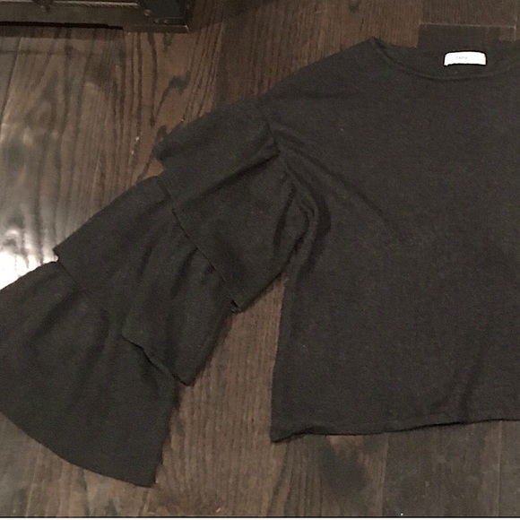 Zara Ruffle Sleeve Sweater - Picture 8 of 15